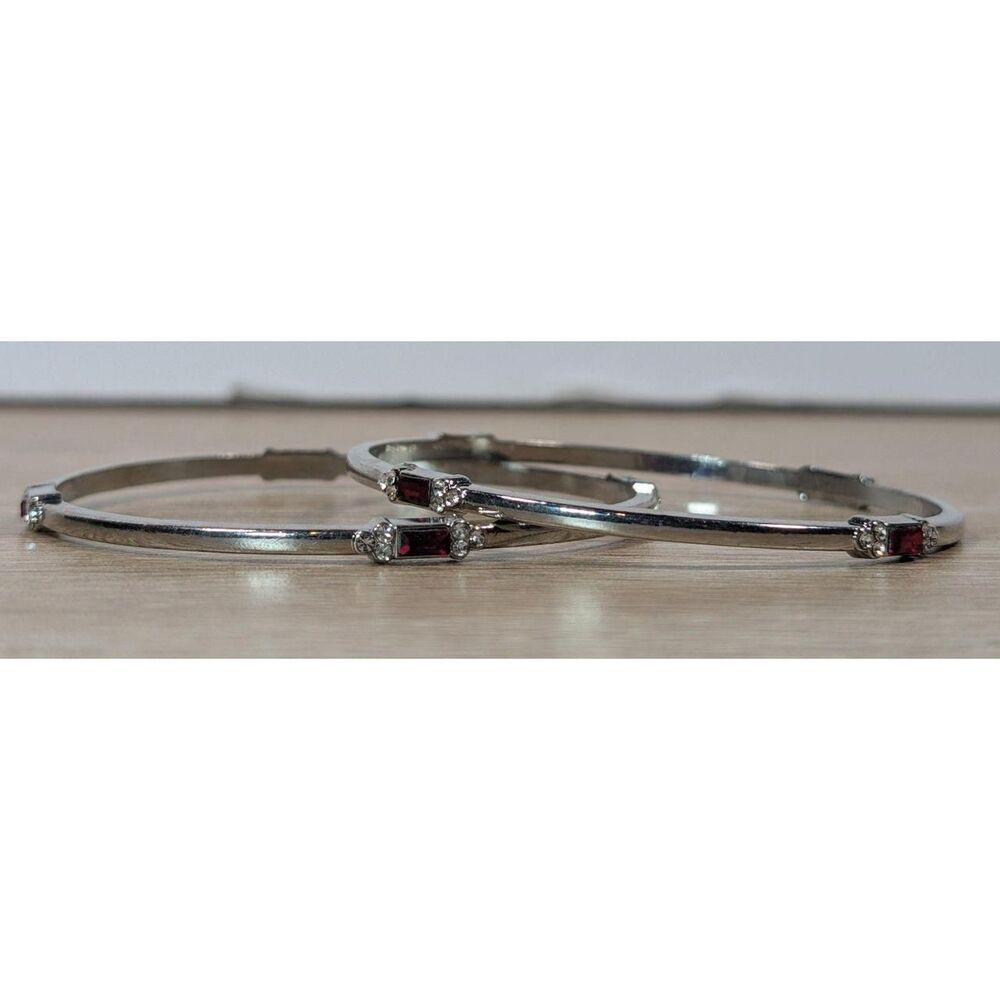 Unbranded Women's Silver and Red Jewellery